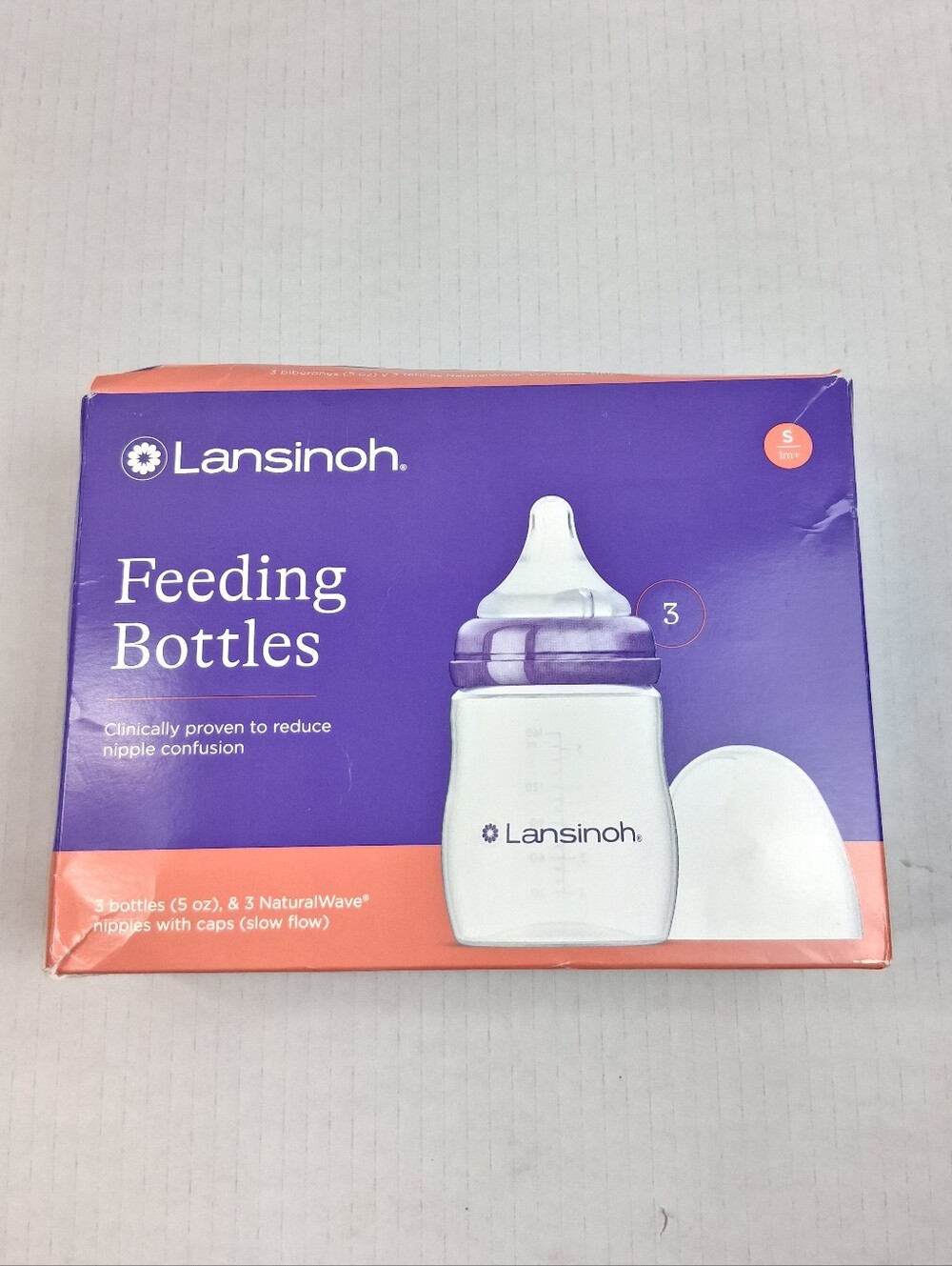 Lansinoh 5oz Feeding Bottles 3ct.